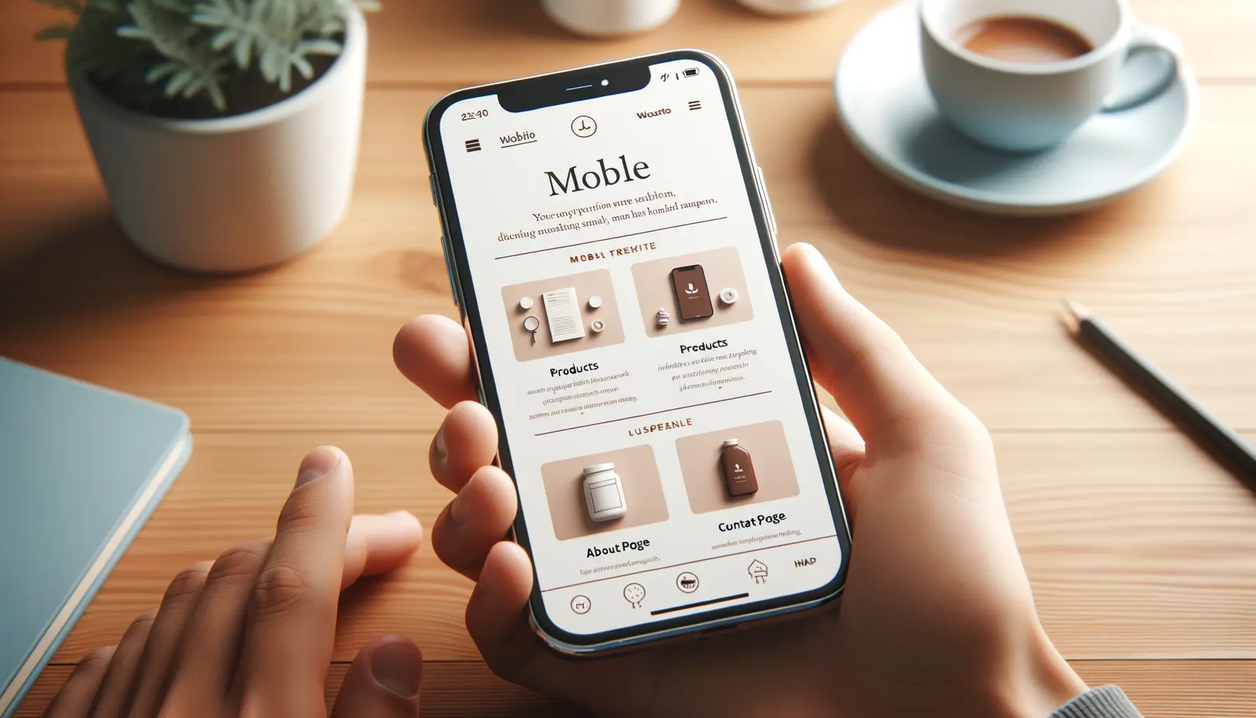 Responsive Design Beispiel für Webdesign-Strategien kleine Unternehmen