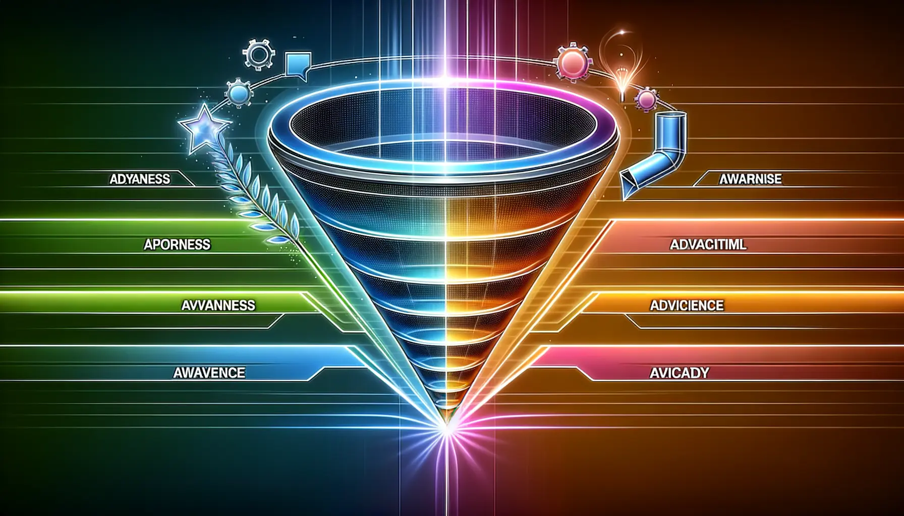 Content Marketing Funnel 2025 Phasen Übersicht mit Einstiegs- bis Abschlussinhalten