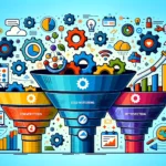Funnel bauen Marketingstrategie 2025 Vertriebstrichter