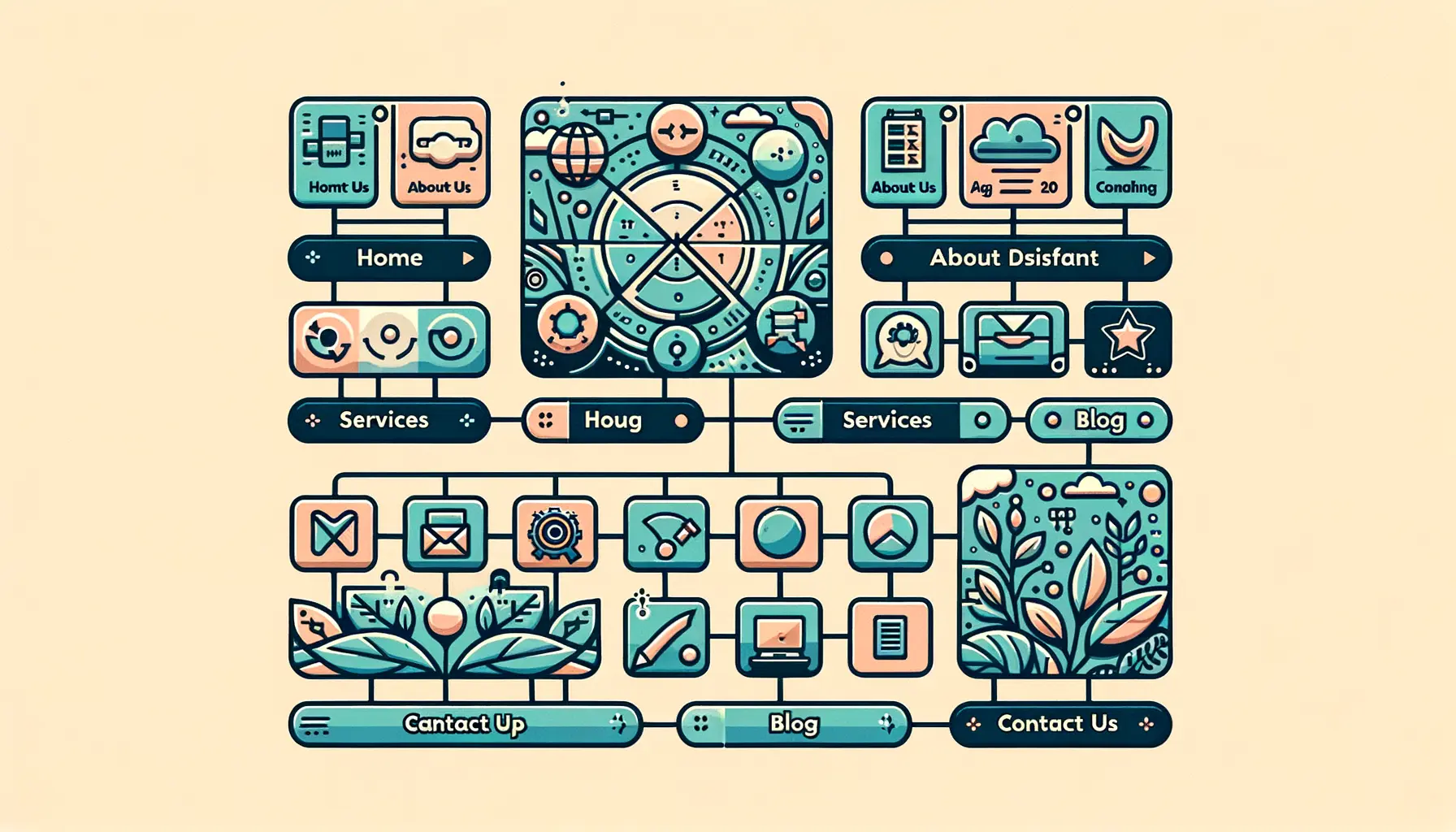 Klare Seitenstruktur mit logischer Hierarchie und Navigation