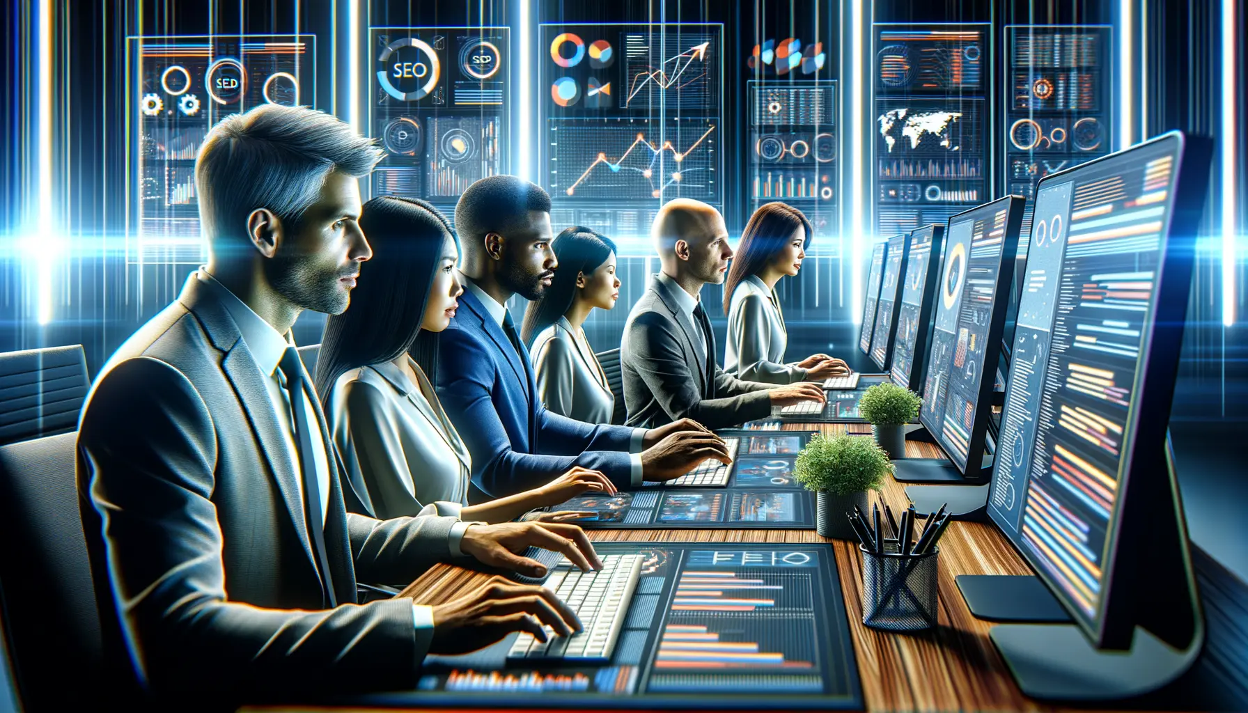 Professionelle SEO Agentur bei der Optimierung der Website für Suchmaschinen