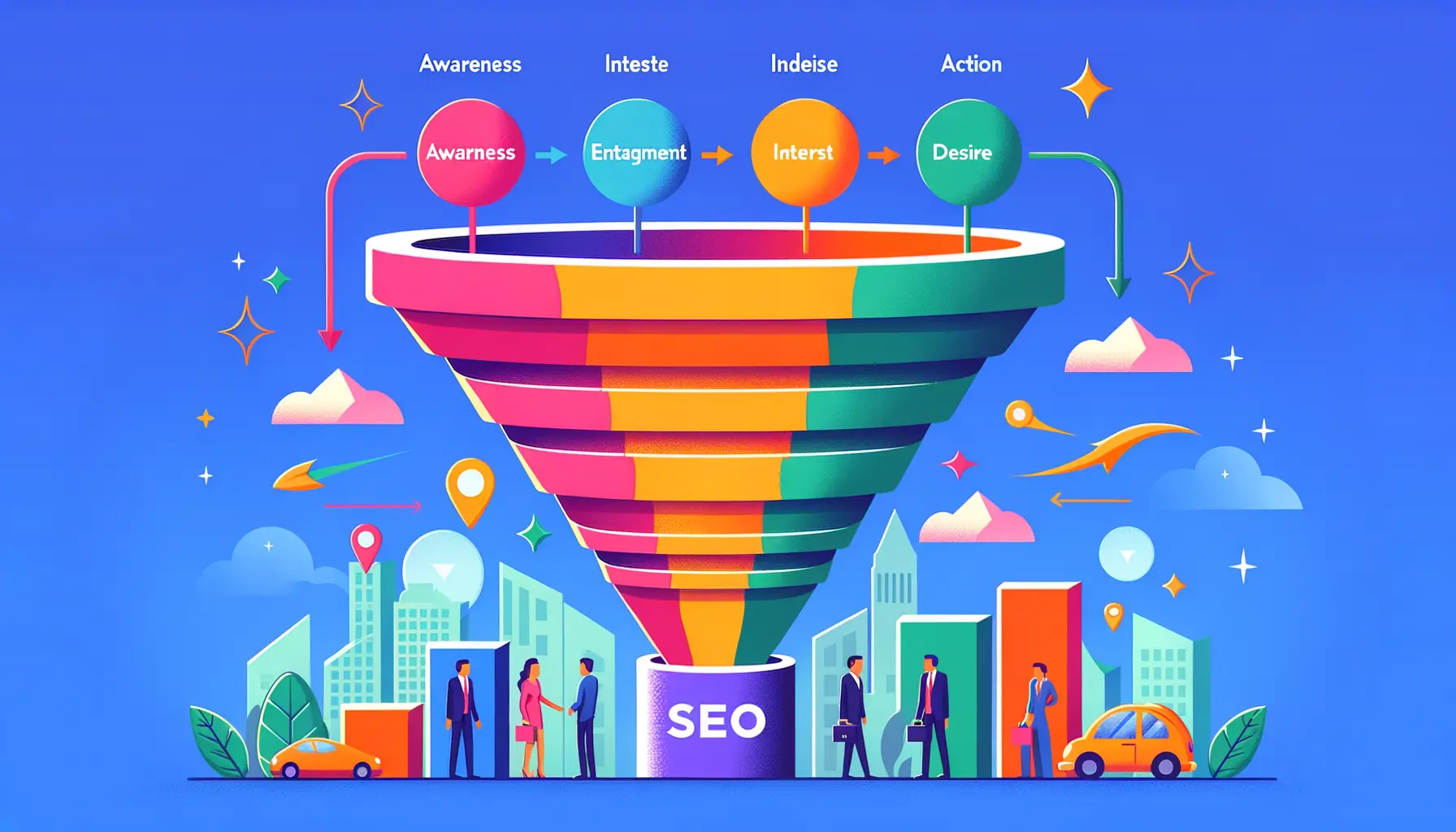 SEO Funnel Aufbau Phasen Übersicht 2025