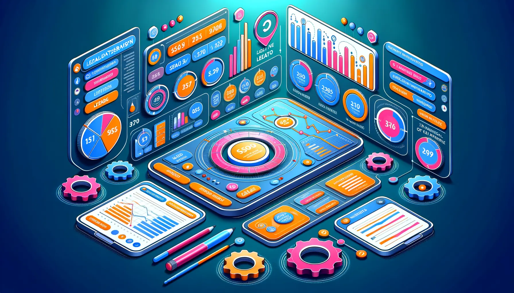 Seo Lead Automation Tracking Dashboard 2025