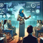 Thought Leadership Illustration visionärer Leader digitale Umgebung 2026