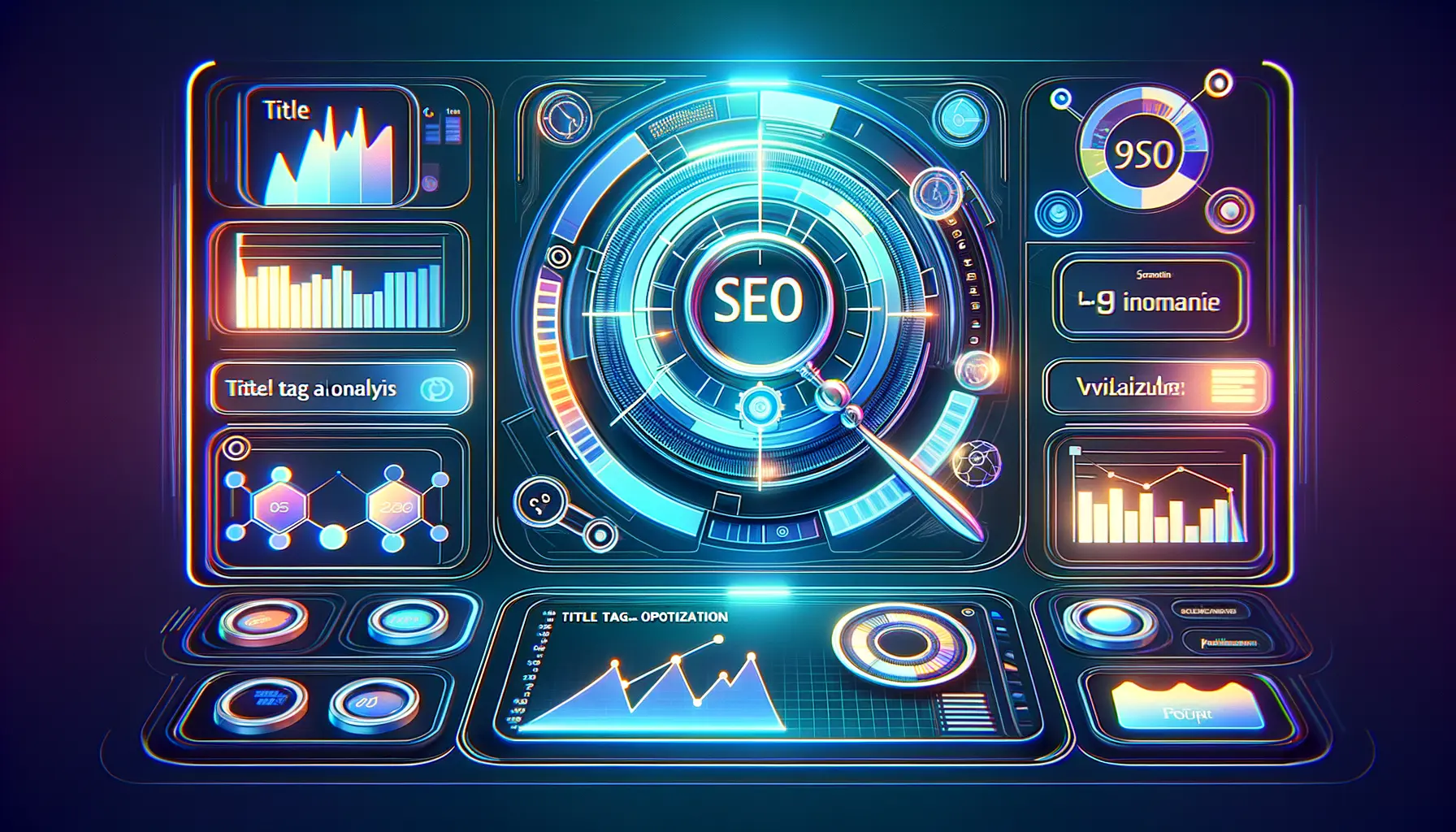 SEO Tools Interface für Title Tag Check und Optimierung