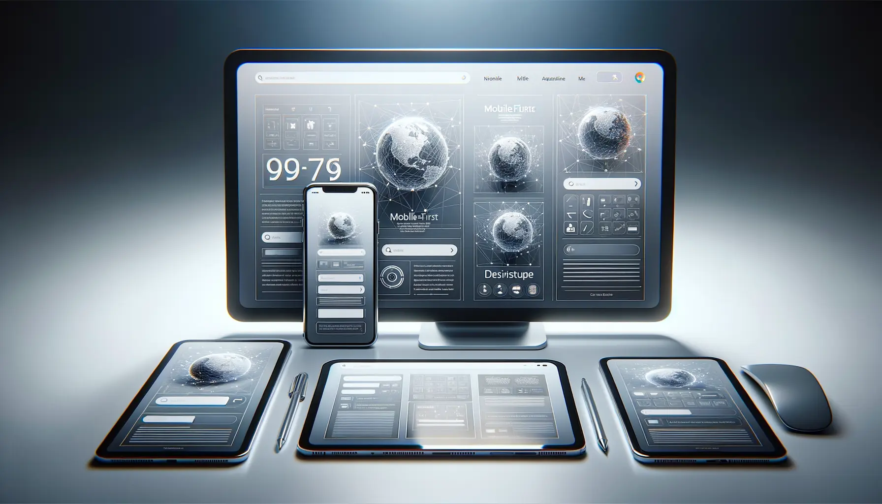 Mobile-First Webdesign SEO Konzept für bessere Sichtbarkeit und Conversion