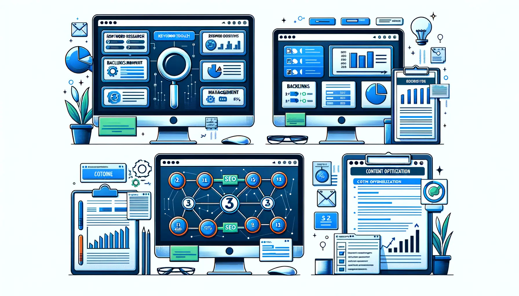 Content Optimierung SEO Tools Backlinks Weboptimierung 2025