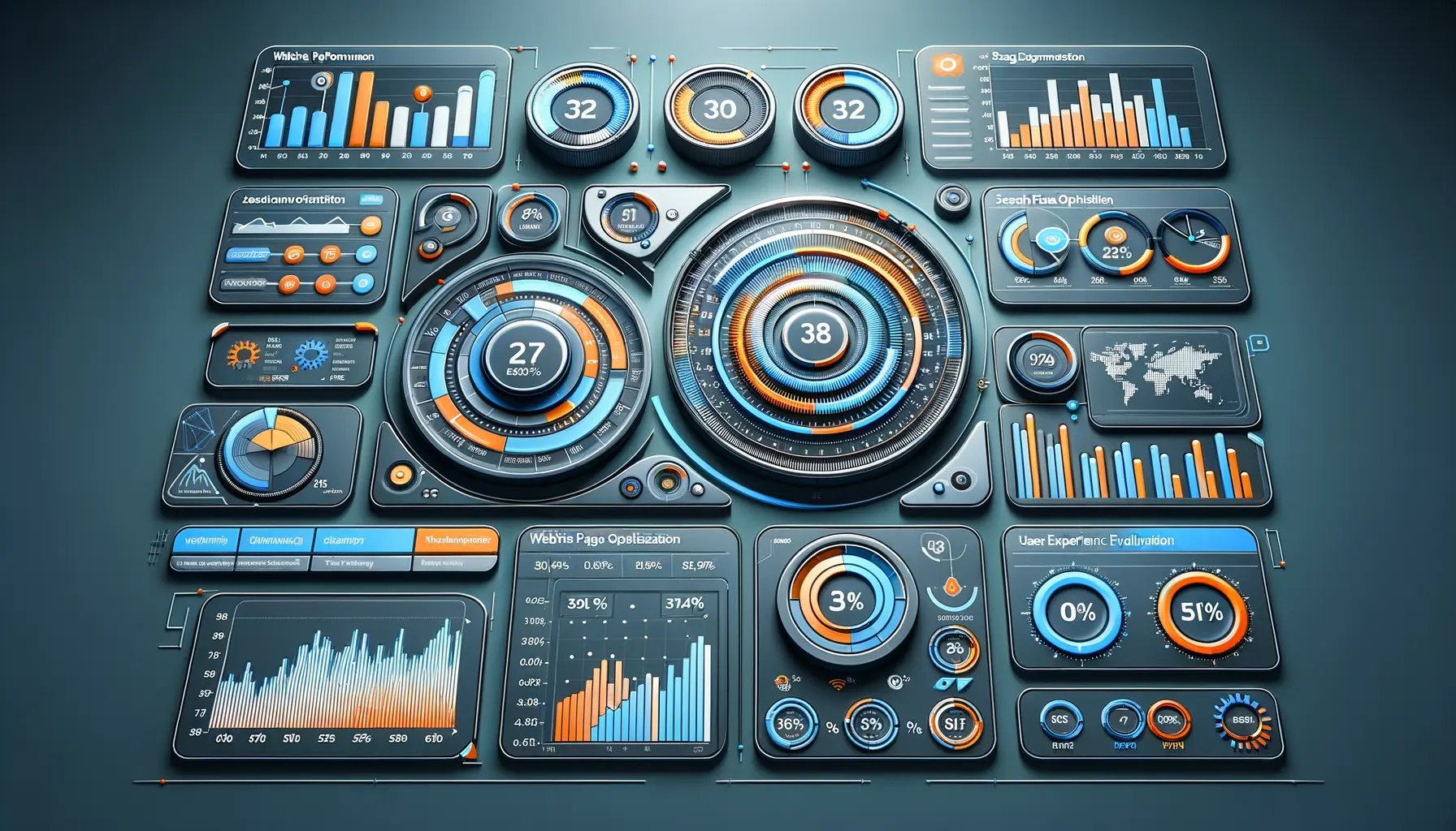 Dashboard Weboptimierung SEO Page Speed Nutzererfahrung 2025