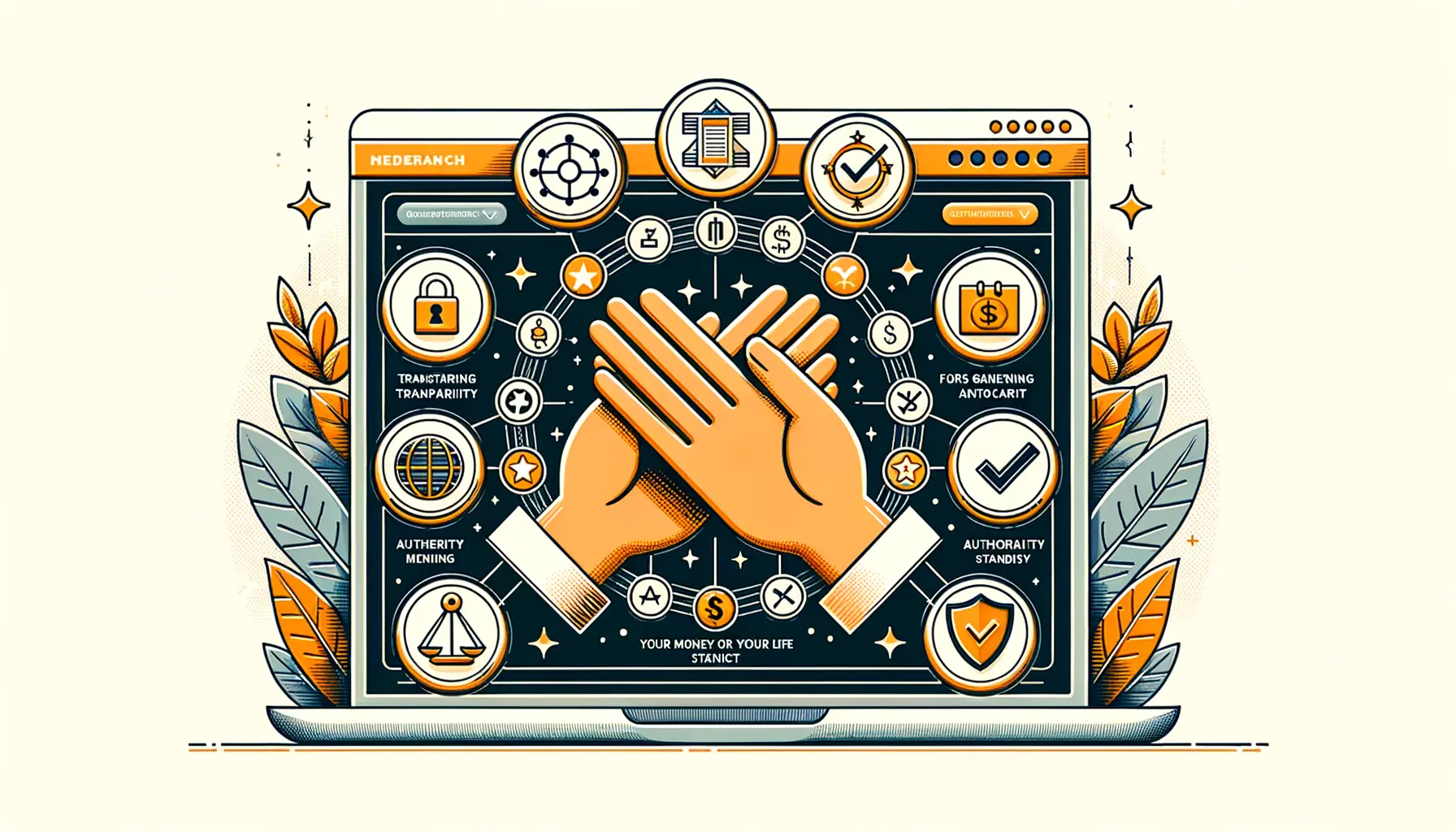 YMYL Nutzervertrauen und Webseitenqualität visualisiert